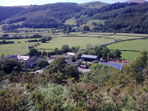 July 22nd 2011: View on the buildings of renewable energy sponsor Dulas in Machynlleth