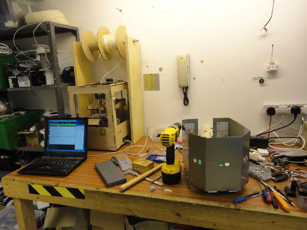 August 5th 2011: work surface